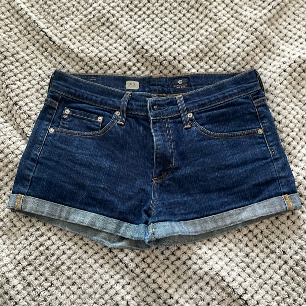 AG Pixie roll-up shorts